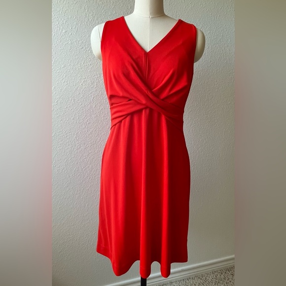Ann Taylor Dresses & Skirts - Ann Taylor Red Midi Dress